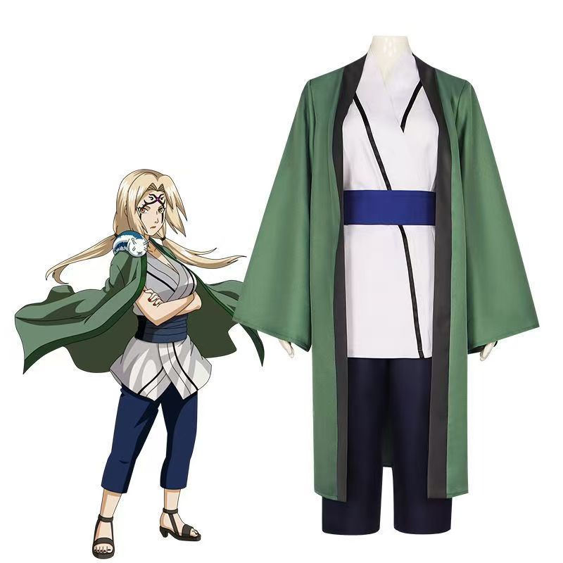 Cosplay Anime Tsunade - Costume cosplay Tsunade, set completo, quinta