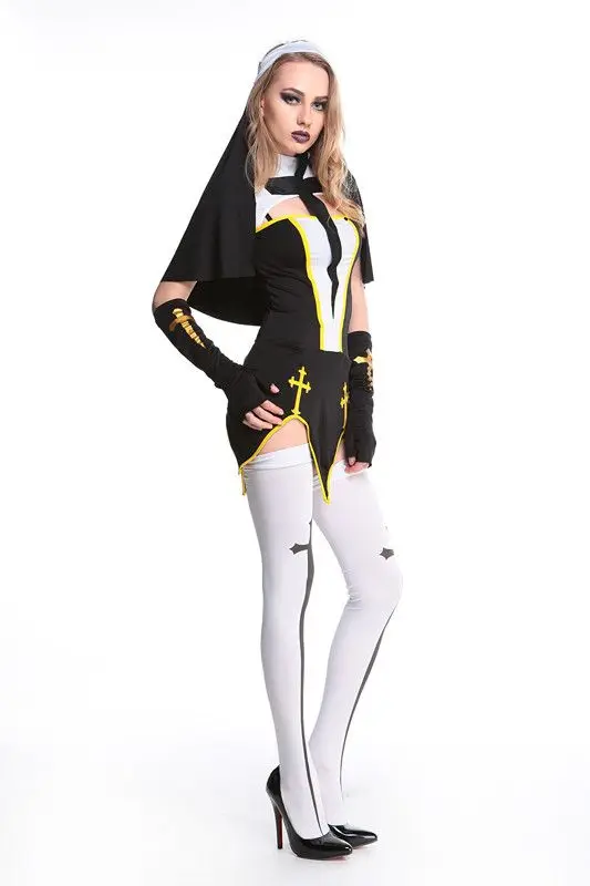 Anime Cosplay Nun - Costume da Suora Sexy 2026 per