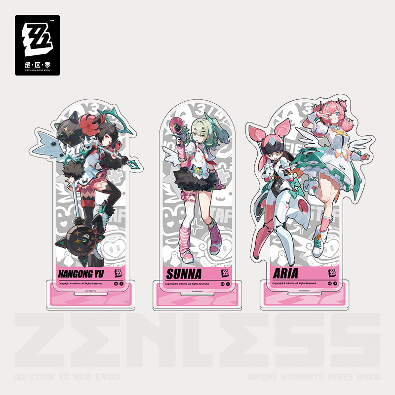 Anime Cosplay Seri - Set di supporti in acrilico della