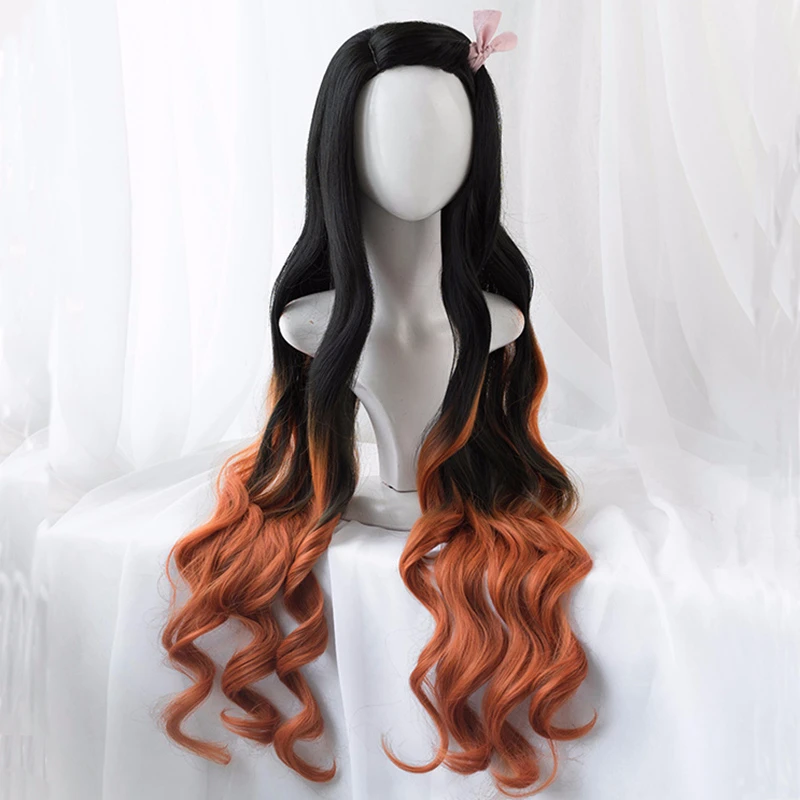 Parrucca Kamado Nezuko, Cospla - Anime Cosplay Nezuko recensione e prezzo