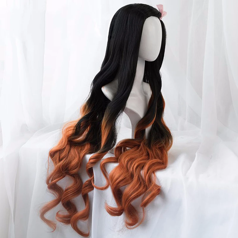 Parrucca Kamado Nezuko, Cospla - Anime Cosplay Nezuko recensione e prezzo