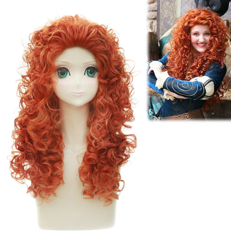 Parrucche anime Brave Legend B - Anime Cosplay Orange Hair recensione e prezzo