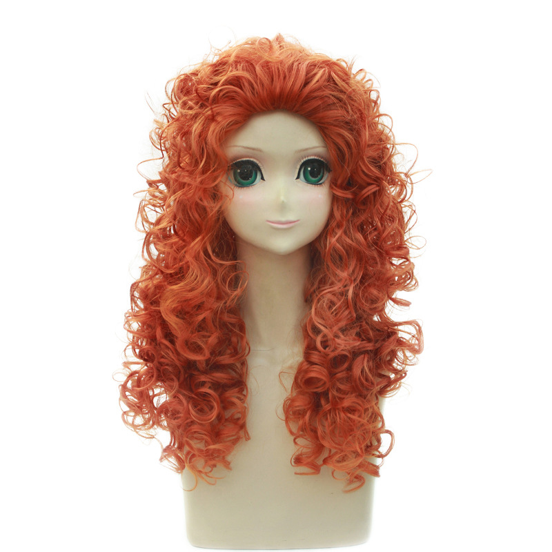 Parrucche anime Brave Legend B - Anime Cosplay Orange Hair recensione e prezzo