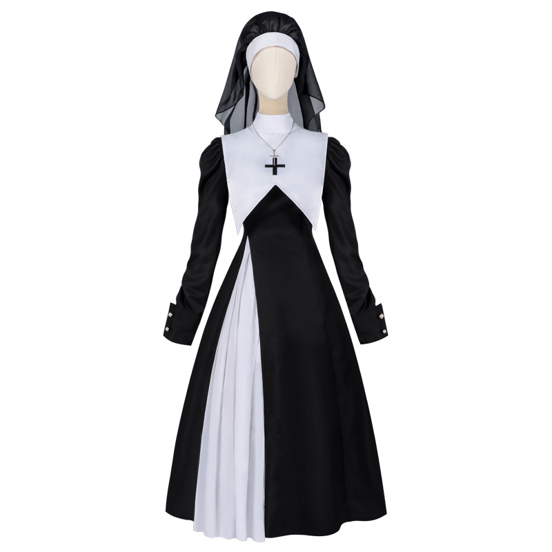 Abito plissettato da donna eur - Anime Cosplay Nun recensione e prezzo